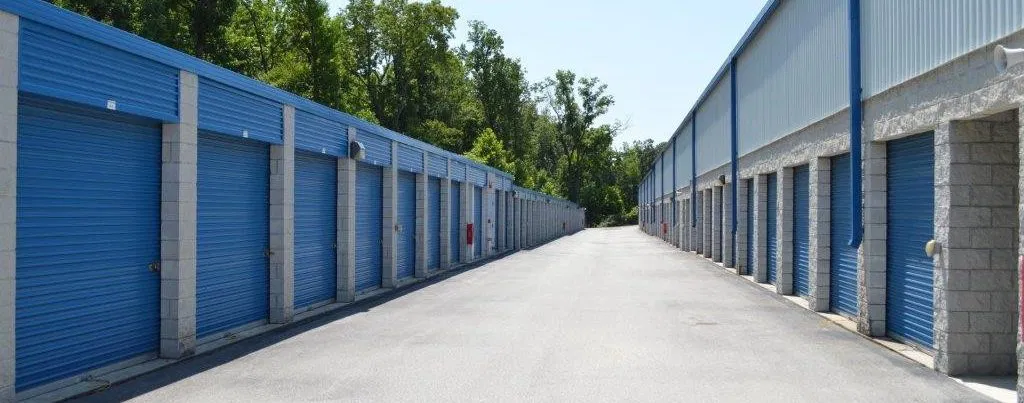 self storage units.